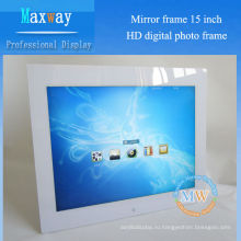 Зеркало кадра 15-дюймовый полное HD цифровая фото рамка